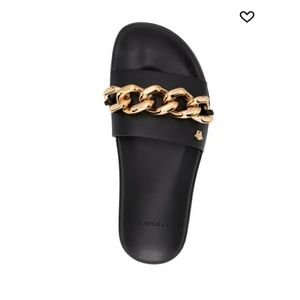 Versace pool slide sandal.
